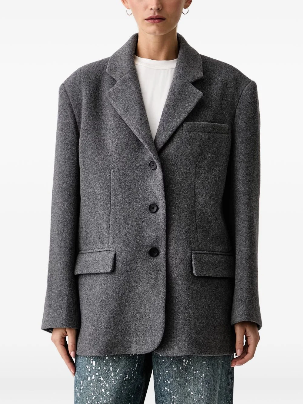 single-breasted blazer - 1