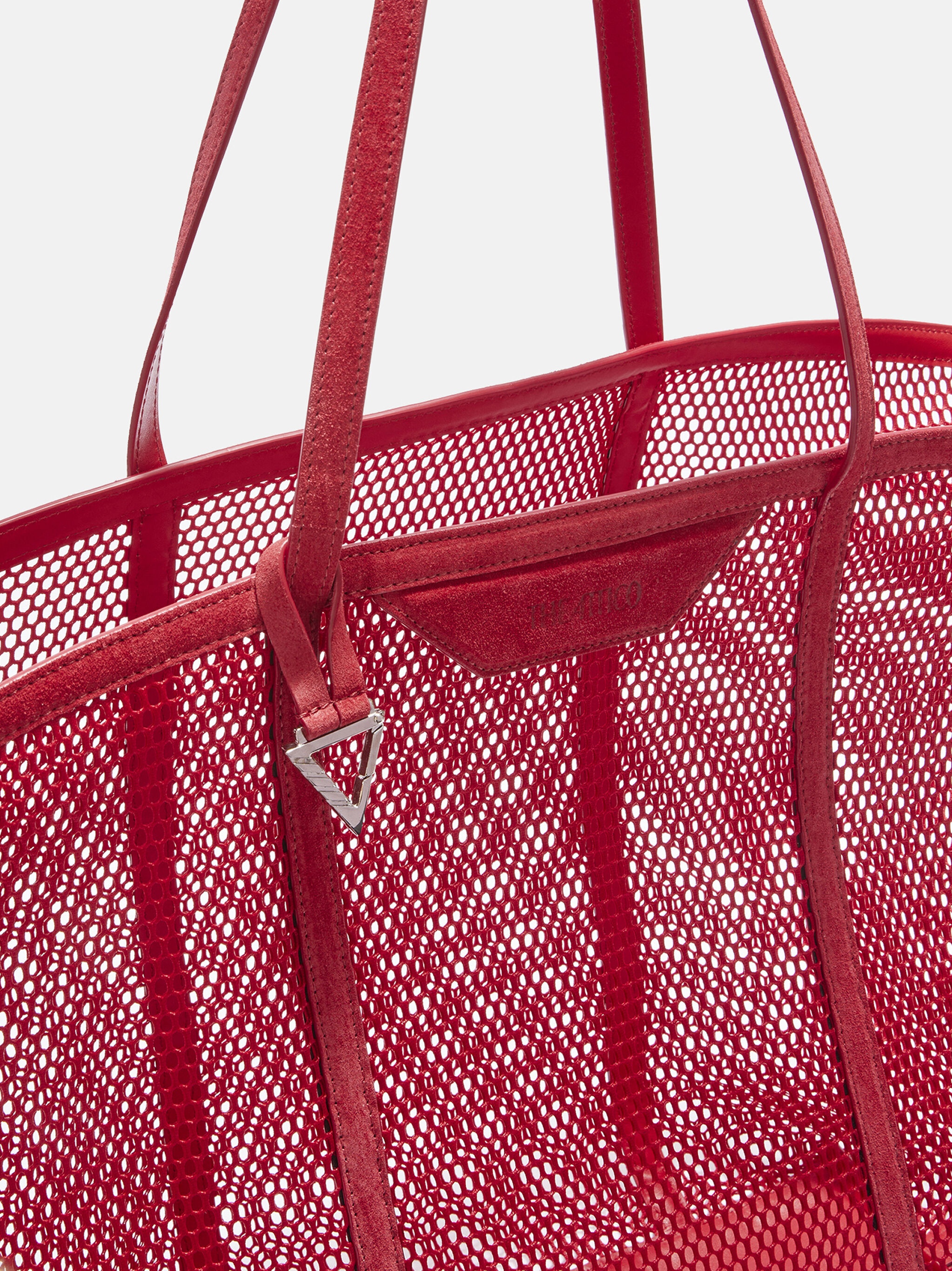 ''VIA DEL MARE'' RED TOTE BAG - 4