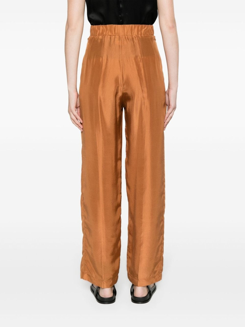 wide-leg silk trousers 4