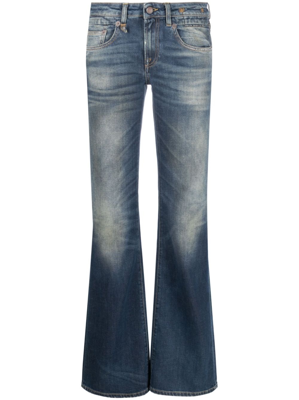 Boy washed flared jeans - 1