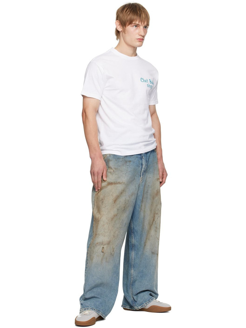 WACKO MARIA White 'Chet Baker' T-shirt outlook