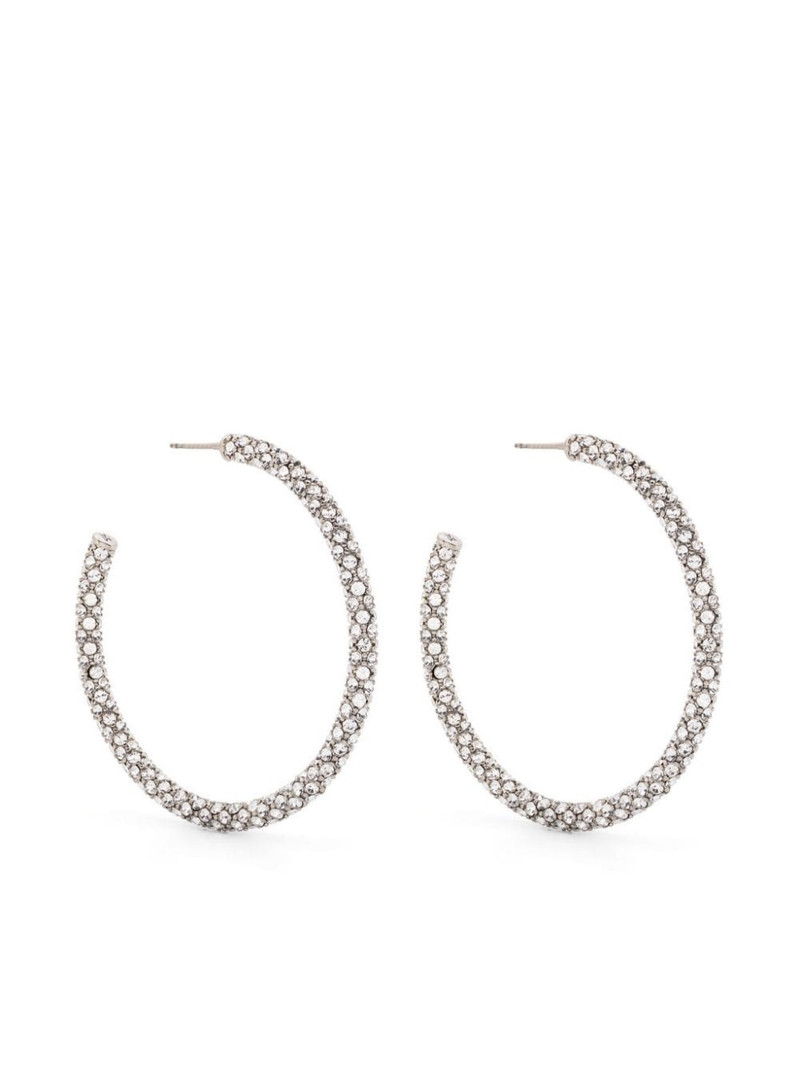 Amina Muaddi Cameron crystal-embellished earrings outlook