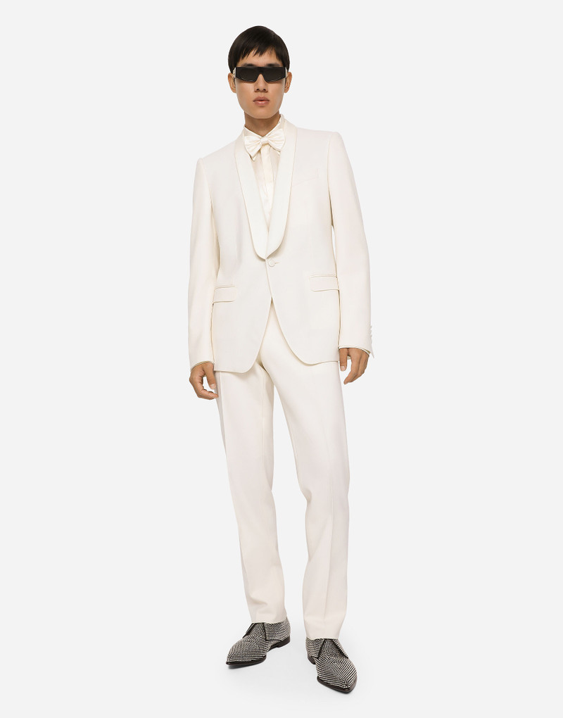 Stretch wool tuxedo pants 5