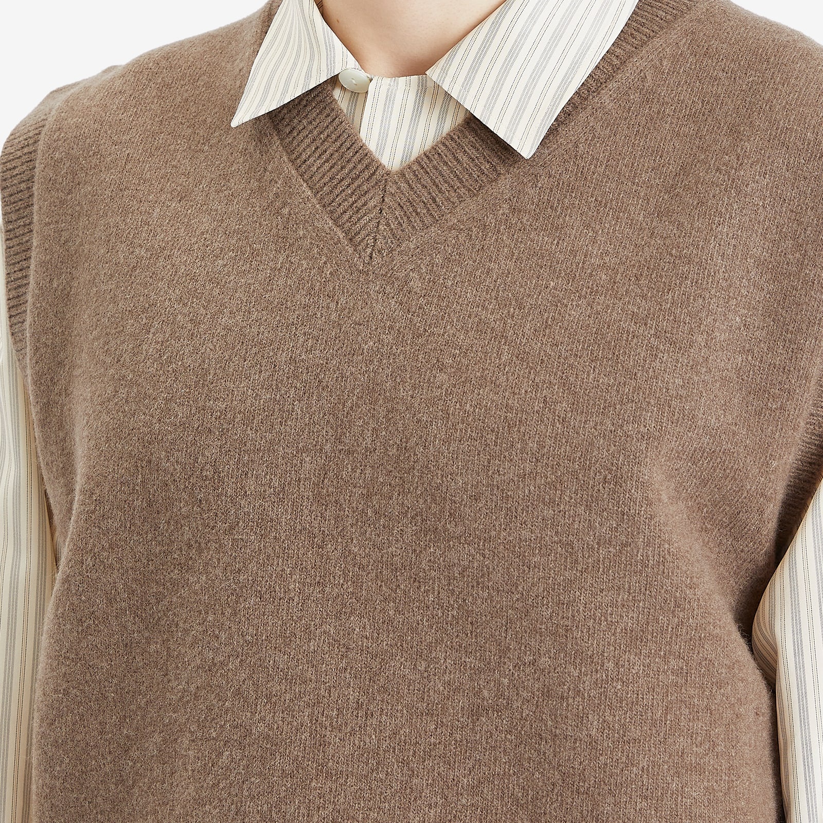 Róhe Boiled Wool Knitted Vest - 5