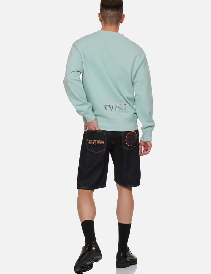 EVISU BROCADE SEAGULL APPLIQUÉ SWEATSHIRT outlook