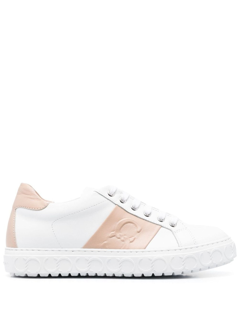 panelled-design sneakers 1