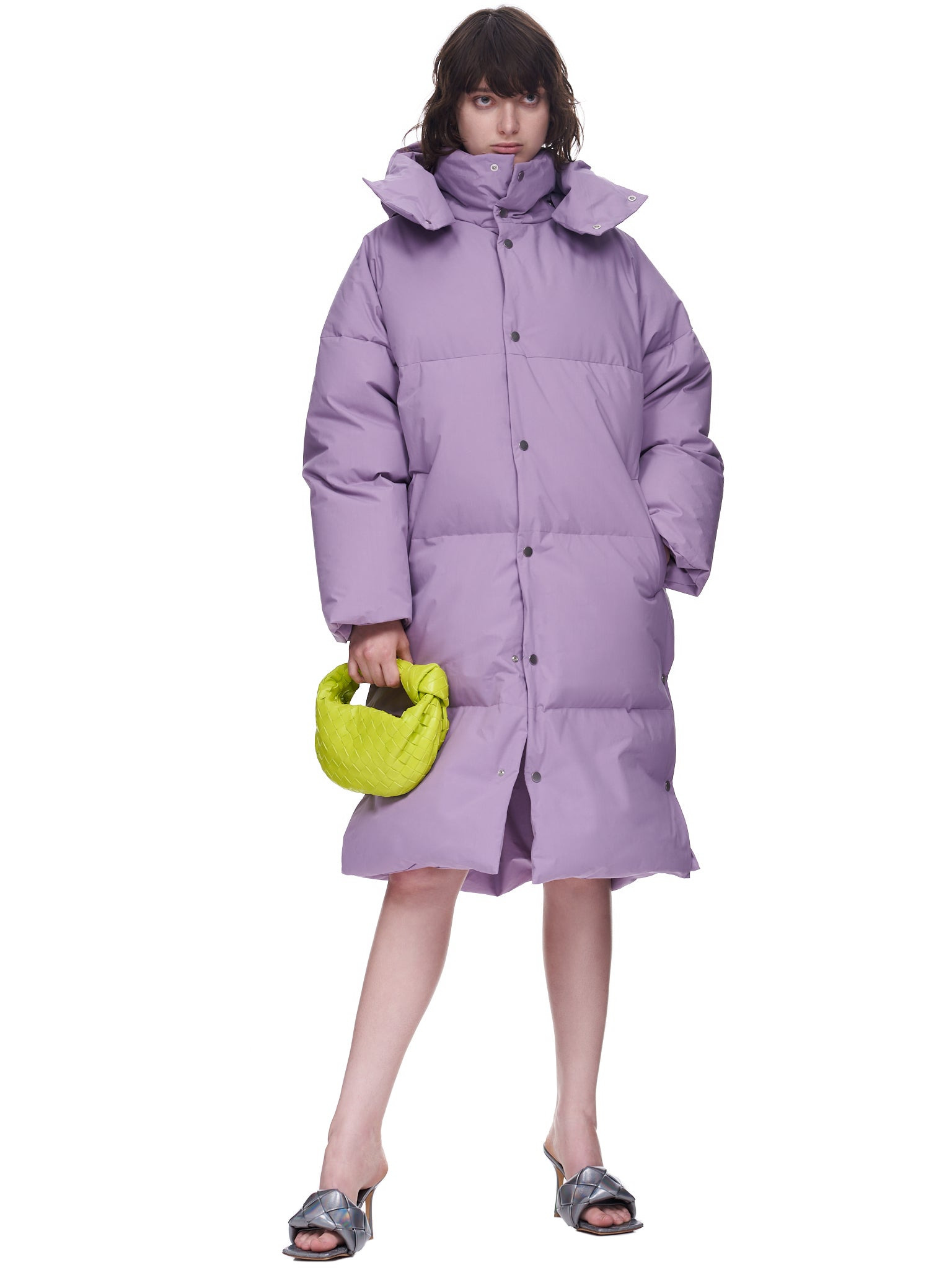Lilac Puffer Coat - 6
