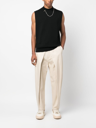 Marcelo Burlon County Of Milan layered tapered trousers outlook
