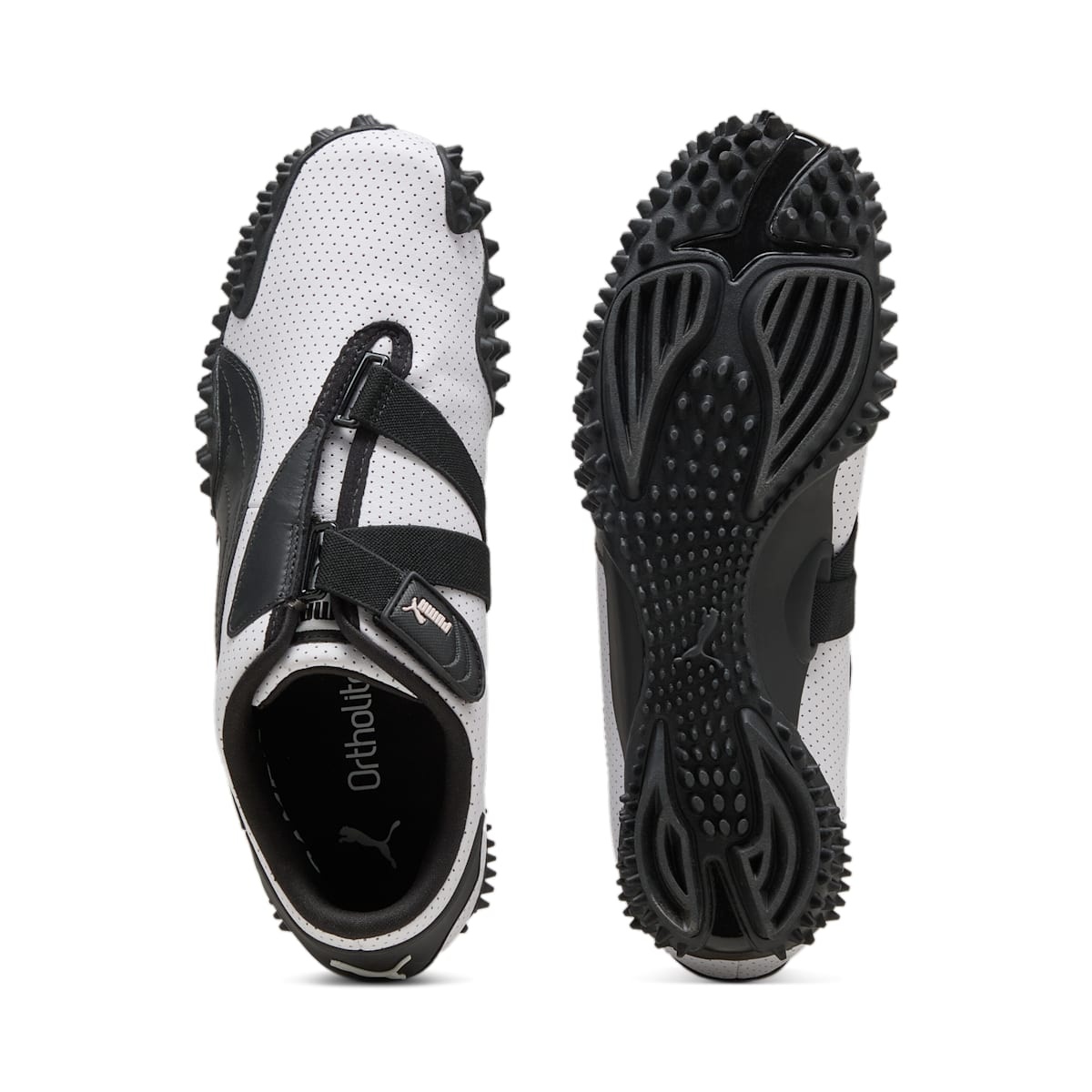 PUMA Mostro Perforated Leather 'White Black' 397331-01 - 4