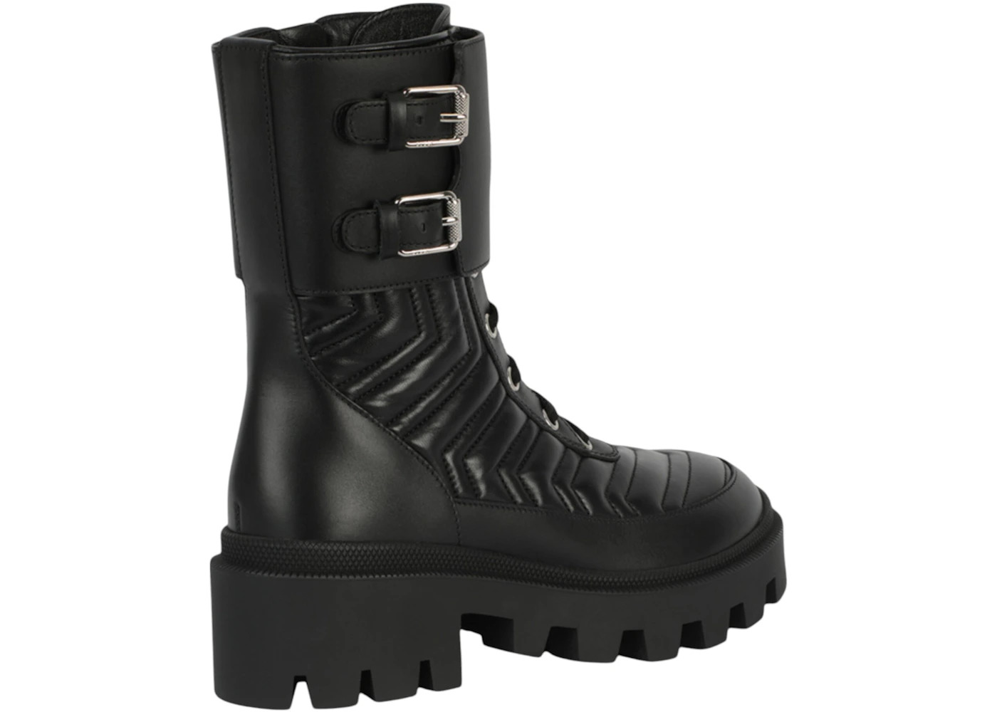 Gucci GG Combat Boots Black (Women's) - 3