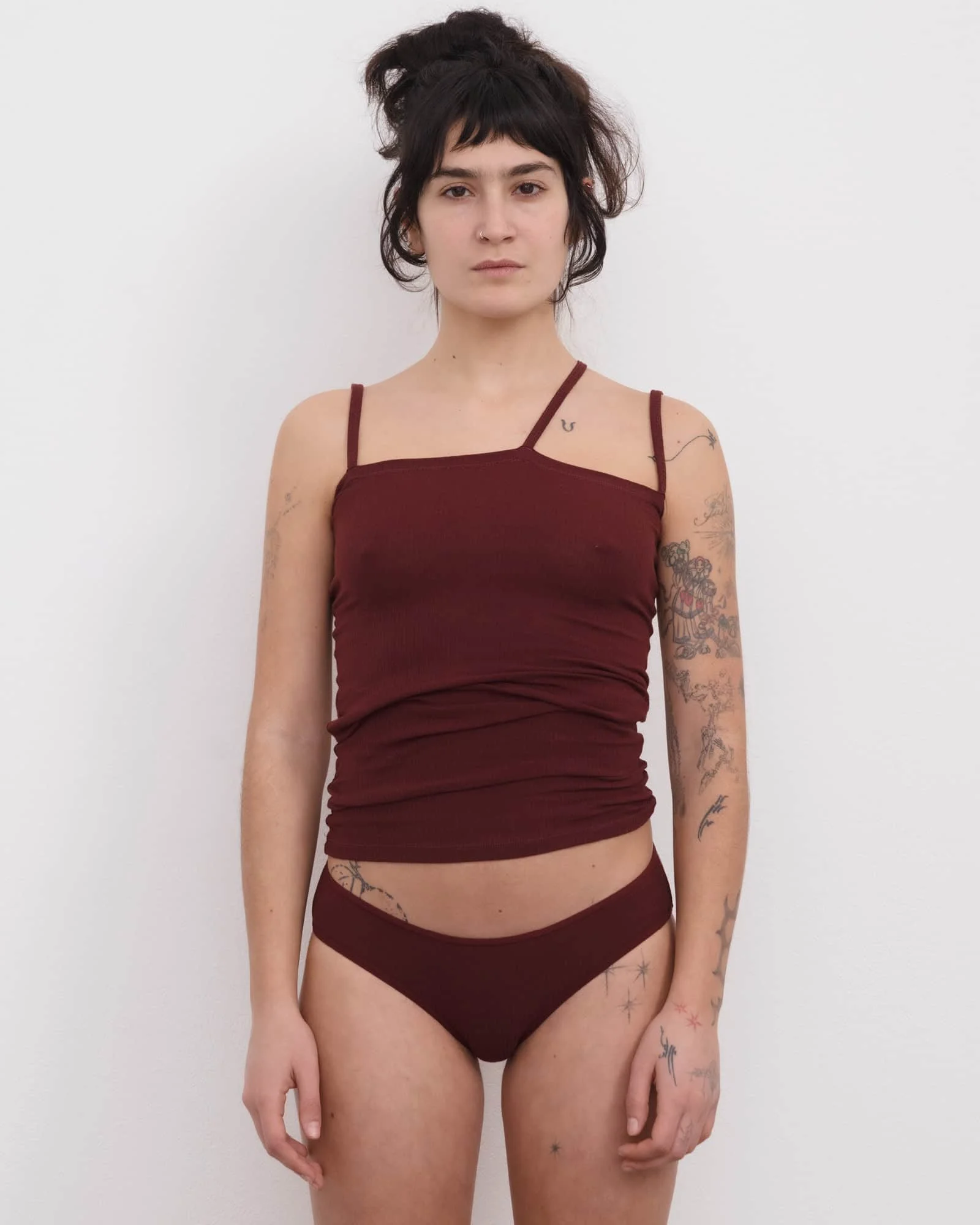 Nida Tank - Fine Organic Cotton Rib - 1