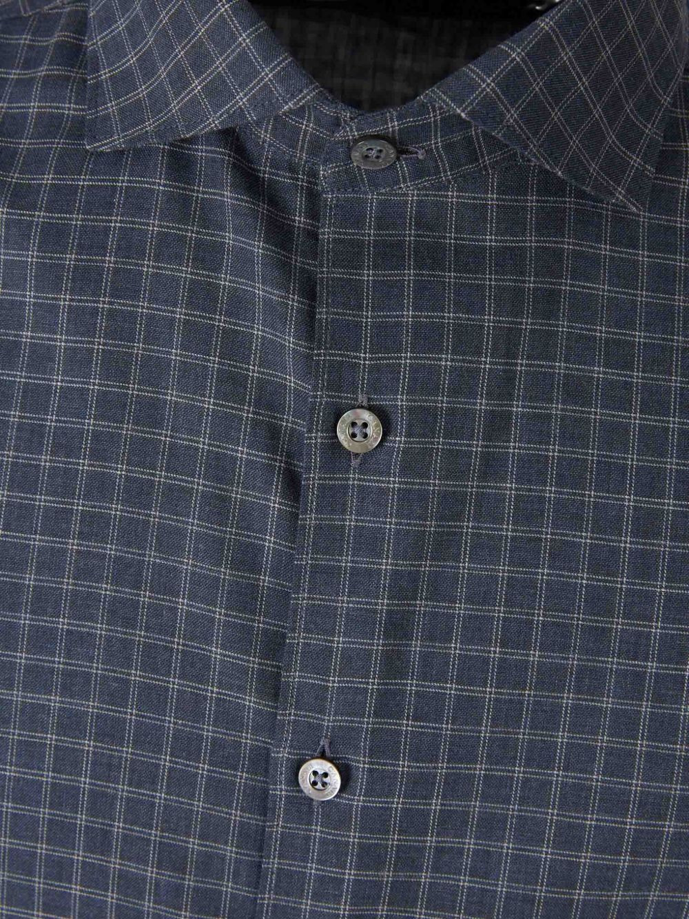 grid-pattern shirt - 3