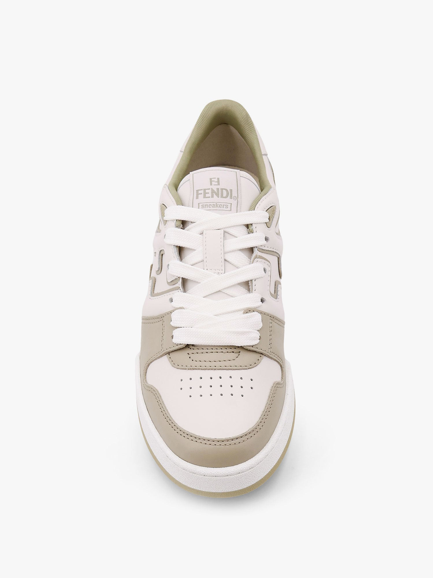 Fendi Leather Sneakers With Ff Lateral Logo - 5