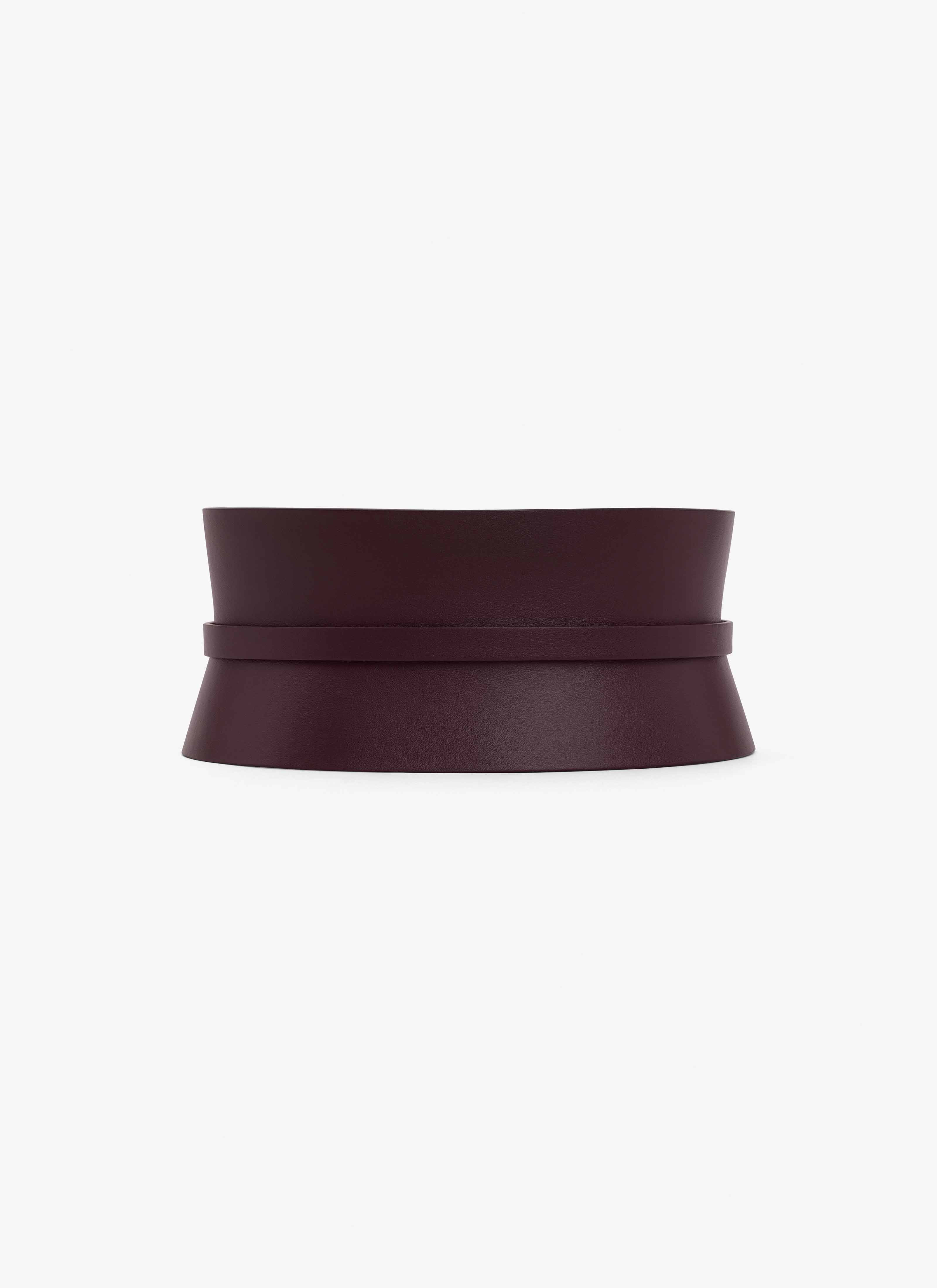 DOUBLE BUSTIER BELT IN CALFSKIN - 2