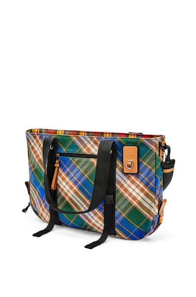 Loewe Tote bag in tartan outlook