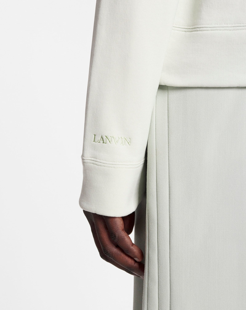 Lanvin HOODIE WITH EMBROIDERY DETAILS outlook