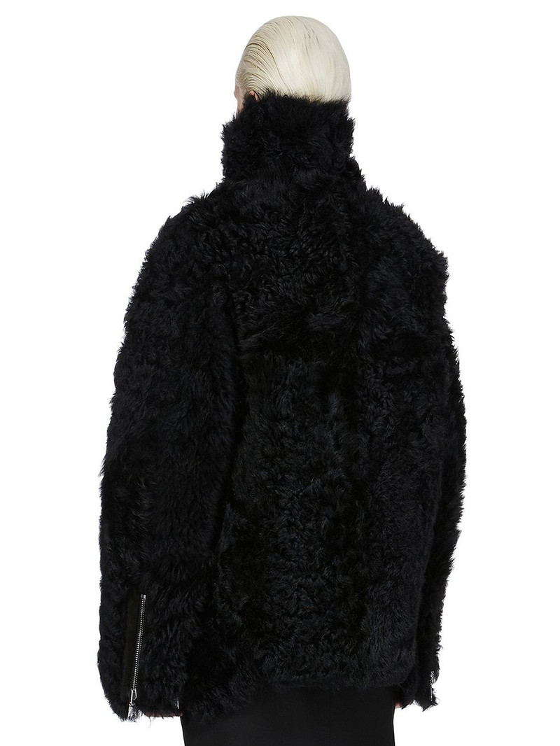 Rick Owens Exploder zip-front leather jacket outlook