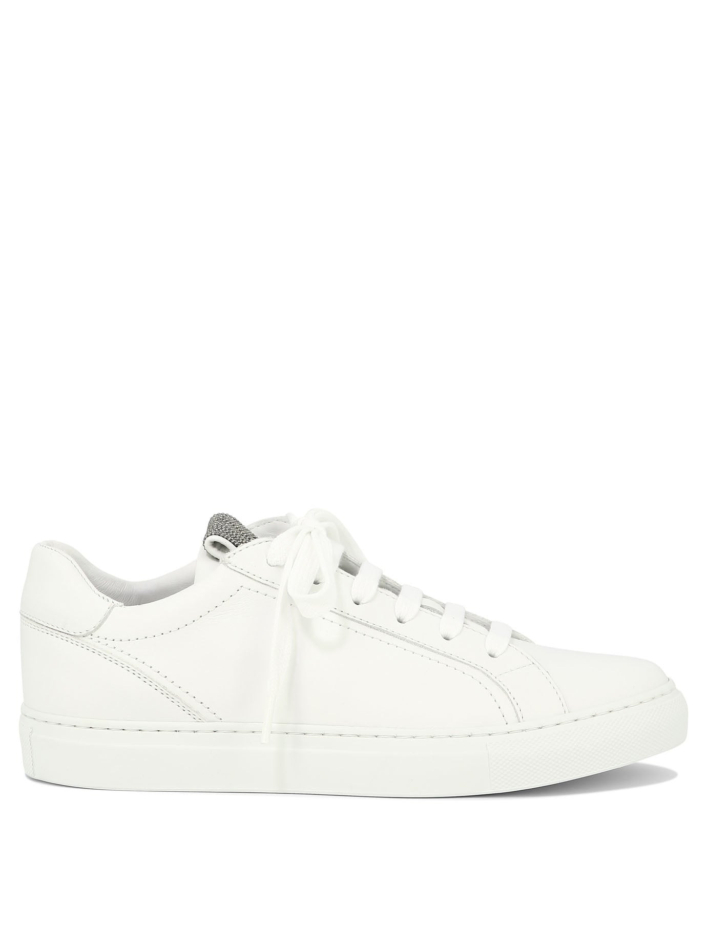 Brunello Cucinelli Mat Calf Sneaker With Precious Detail - 1