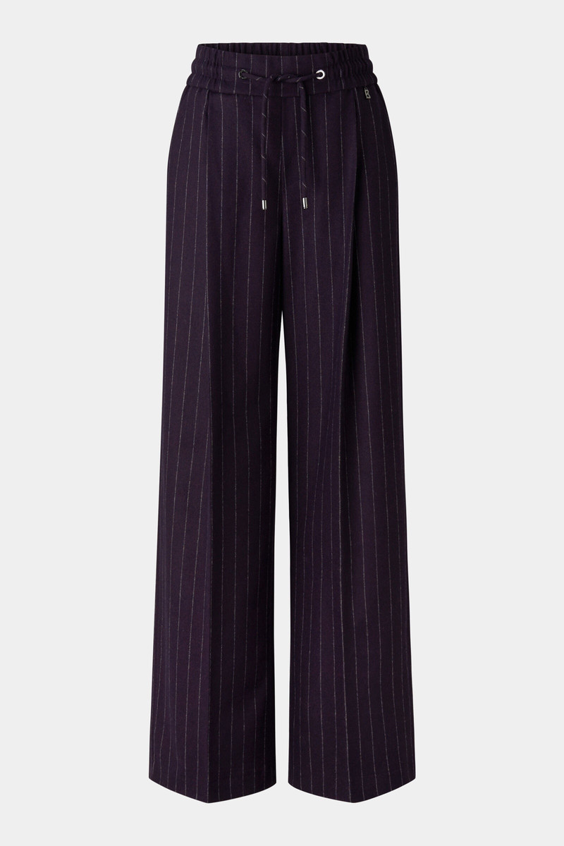 Ella flannel pants in Plum 1