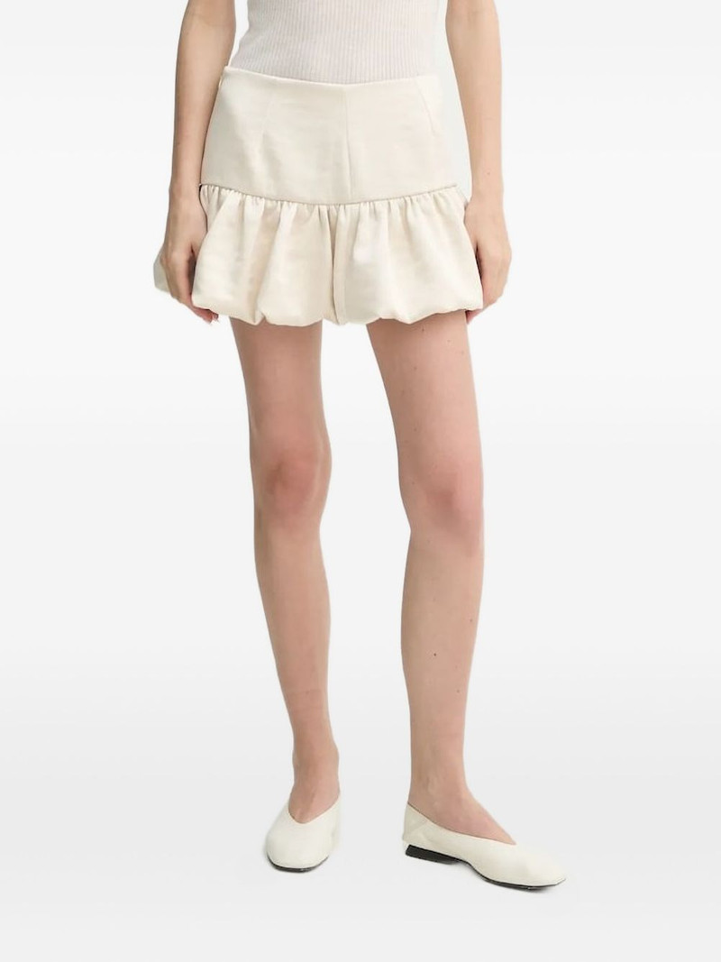 bubble-hem mini skirt 1