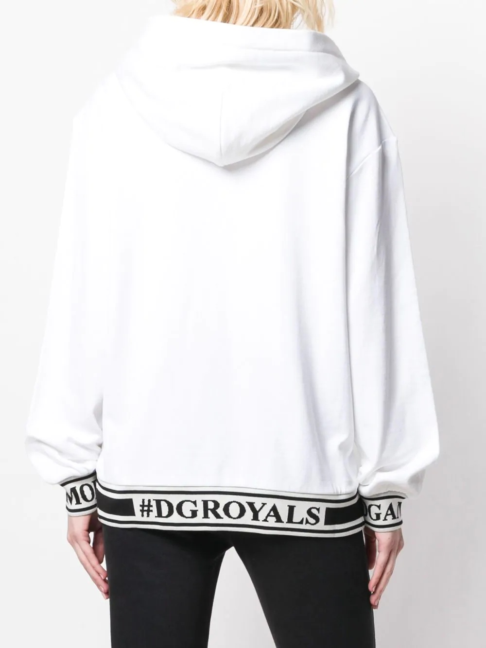 logo detail hoodie - 4