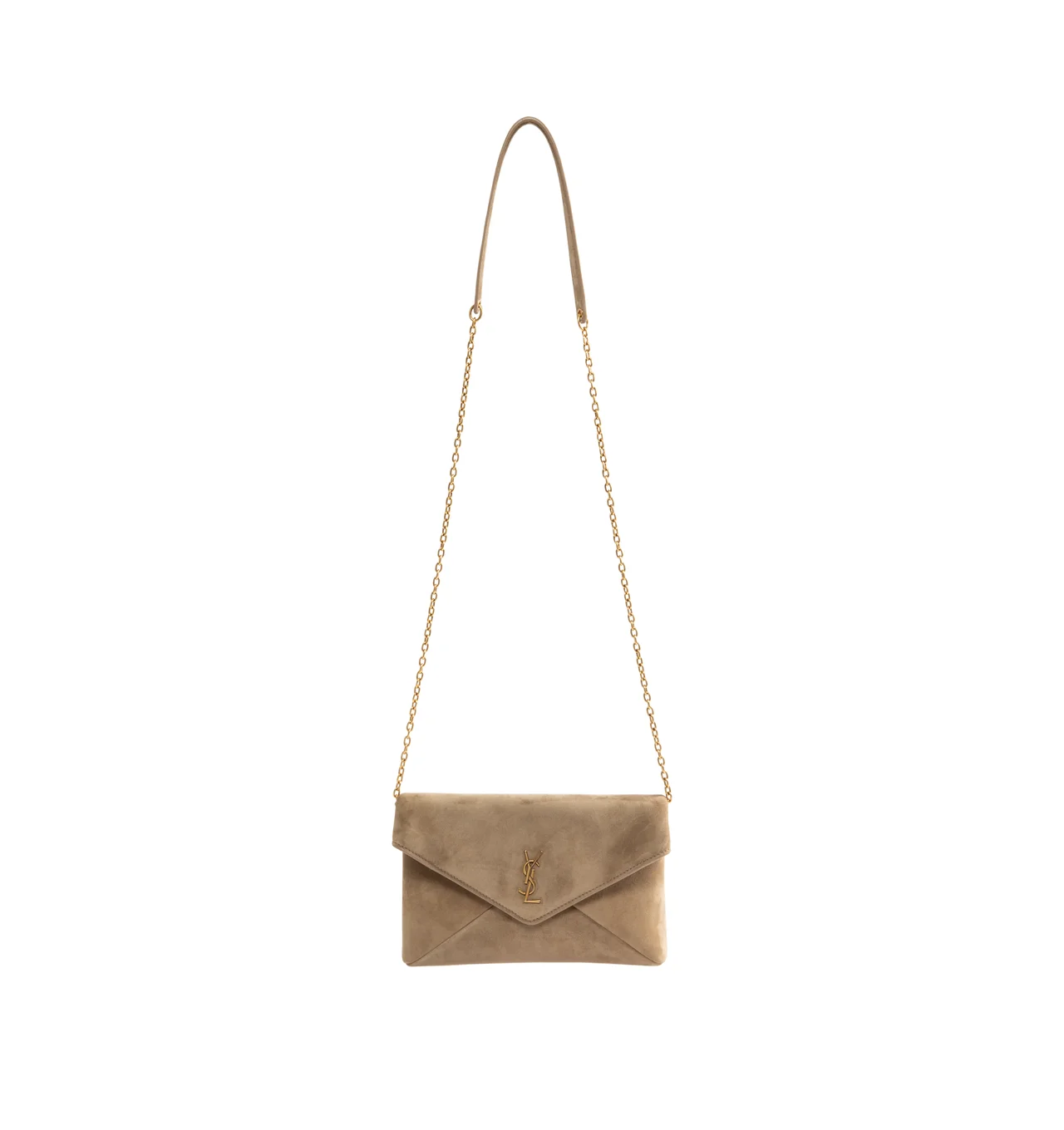 CASSANDRE SUEDE SMALL CHAIN POUCH - 1