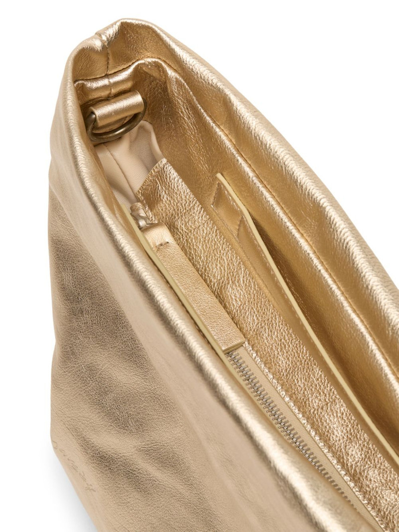 Fantasmino asymmetric leather clutch 4