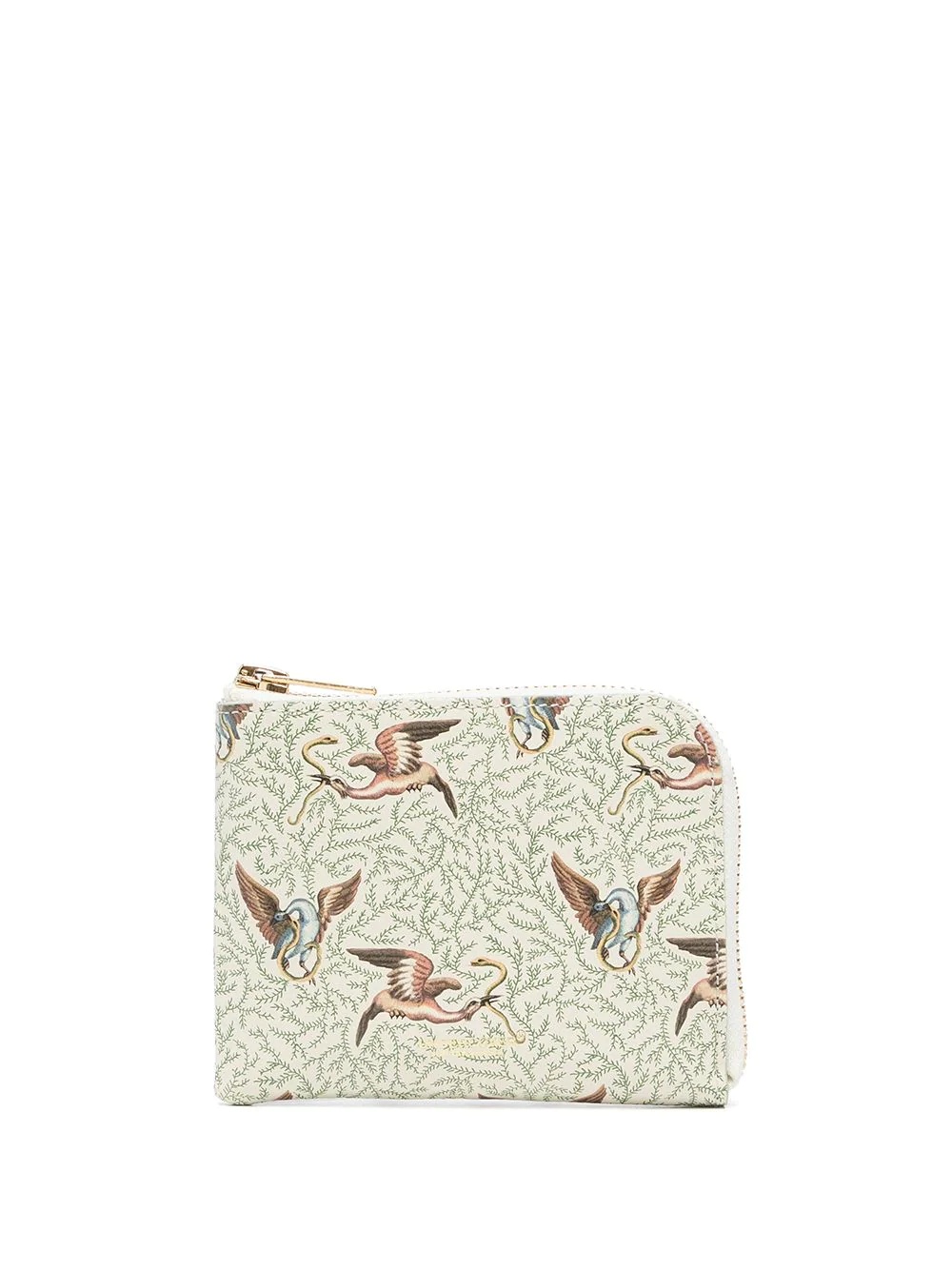 graphic-print zip-fastening purse - 1