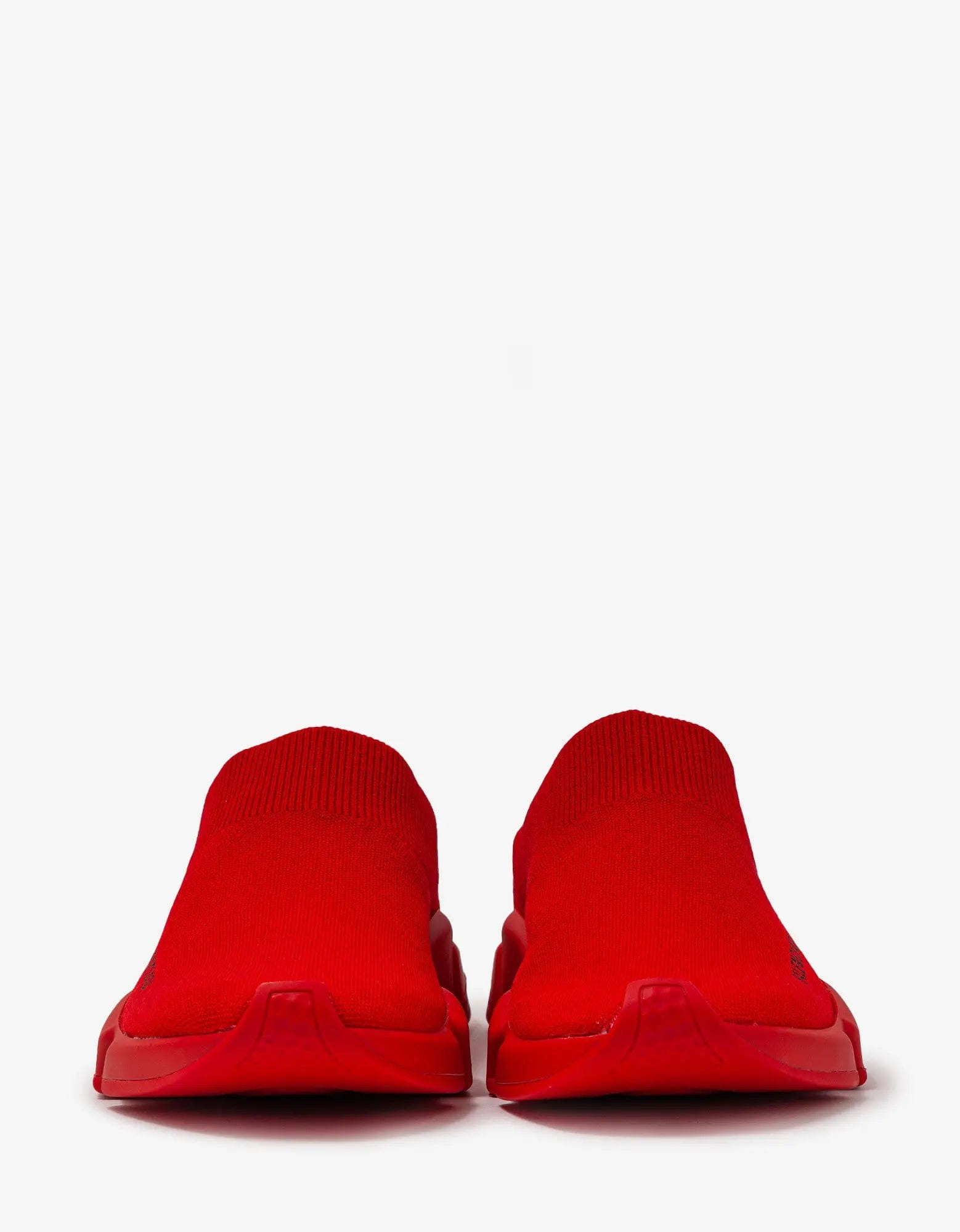 Balenciaga Red Speed Mule - 4