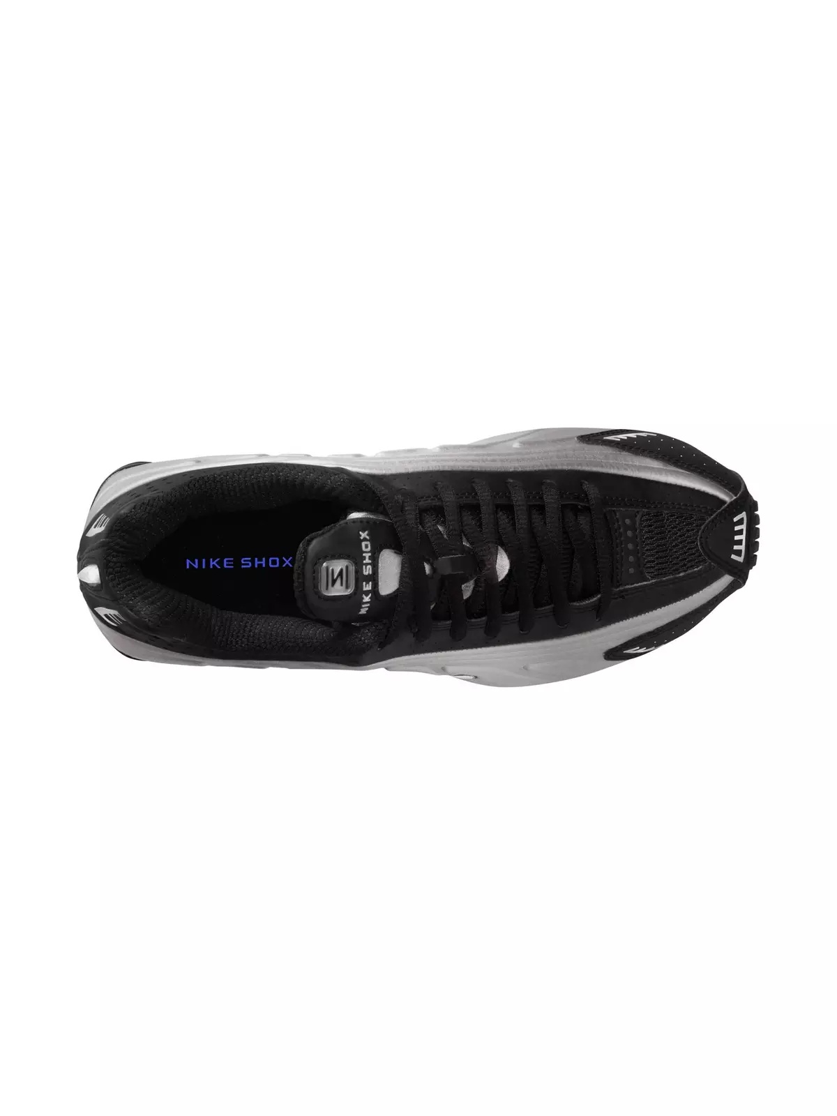Shox R4 "Black/Metallic Silver/Racer Blue" Women's Shoe - 9