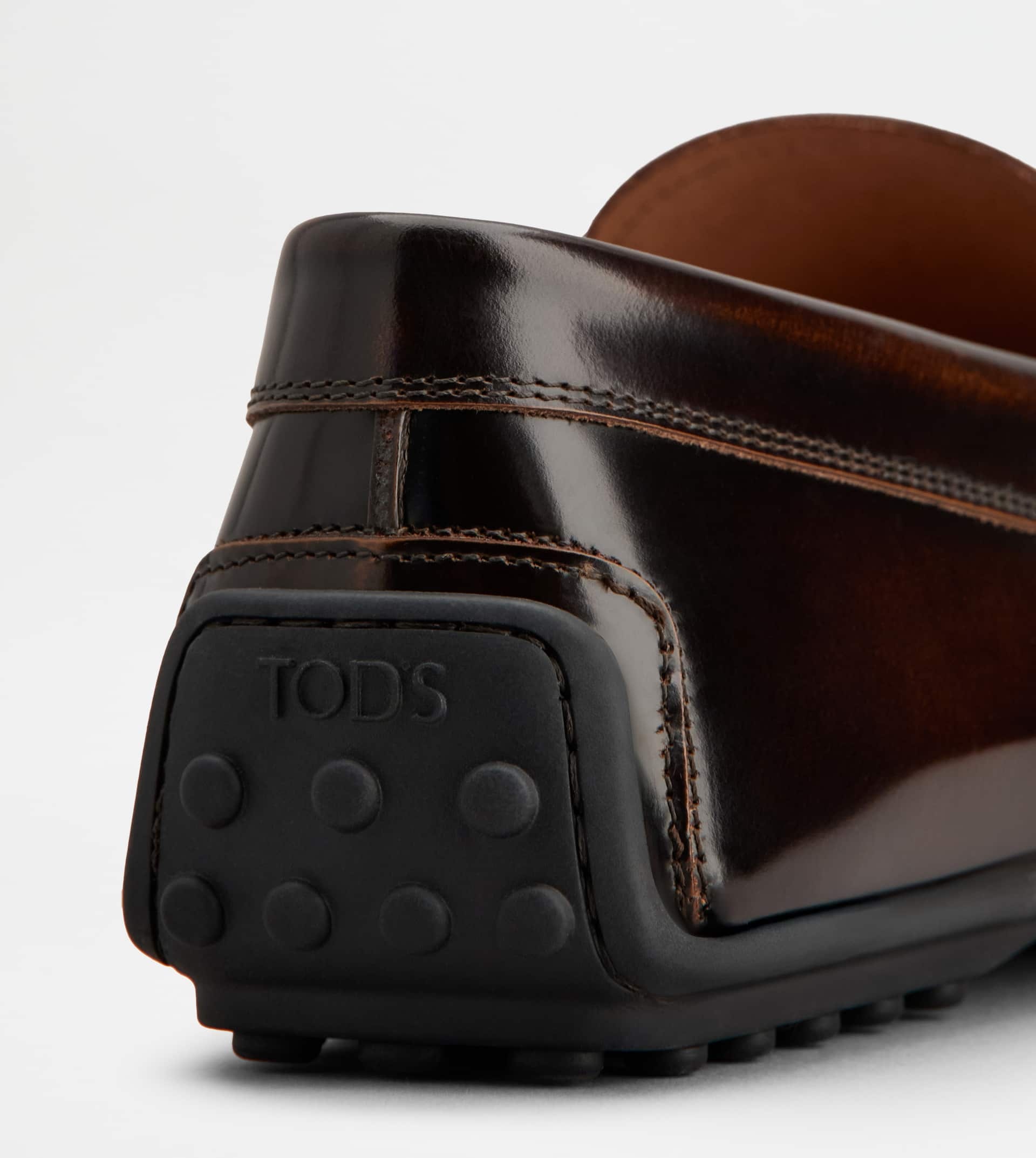 CITY GOMMINO DRIVING SHOES IN LEATHER - BROWN - 6
