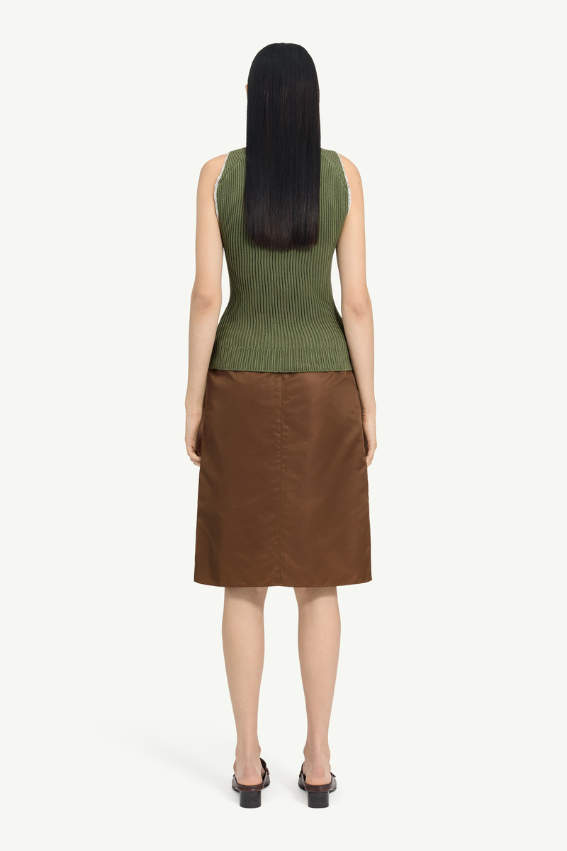 Ribbed Knit Sleeveless Top 3