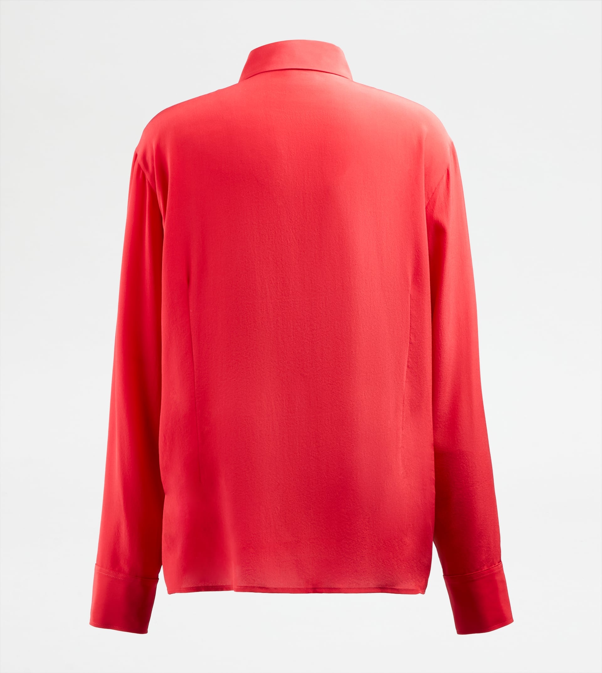 SHIRT IN SILK - BURGUNDY - 2
