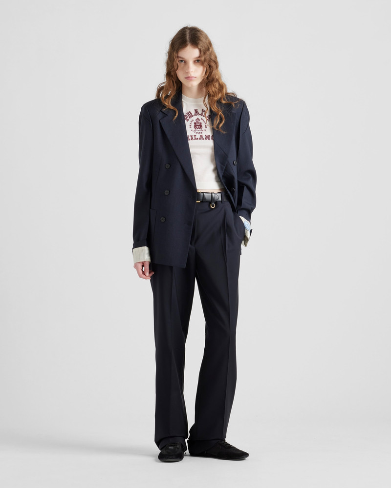 Prada Kid mohair pants outlook