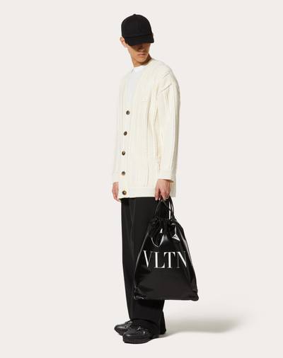 Valentino WOOL CARDIGAN WITH VALENTINO PATCH outlook