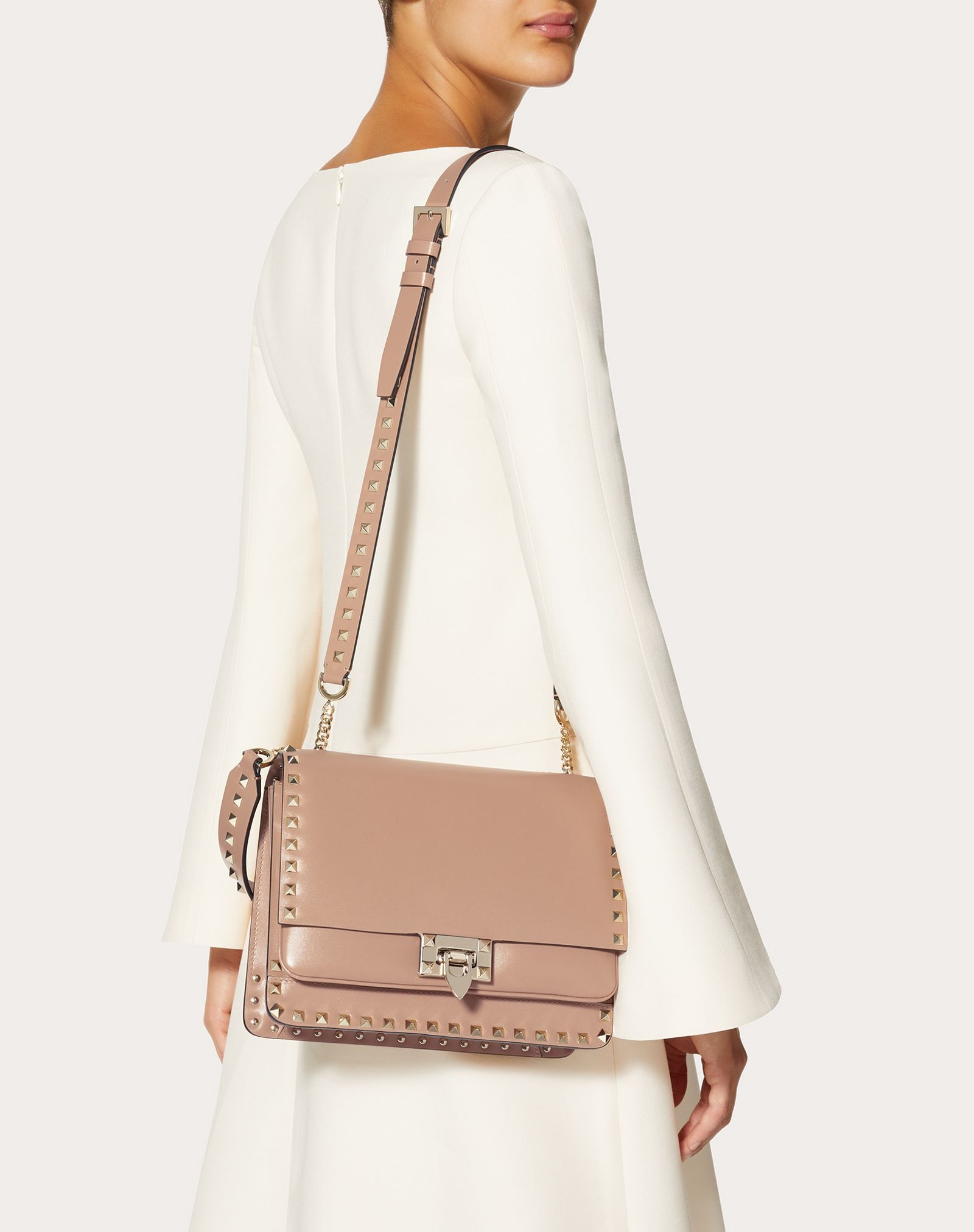 Rockstud Smooth Calfskin Crossbody Bag - 6