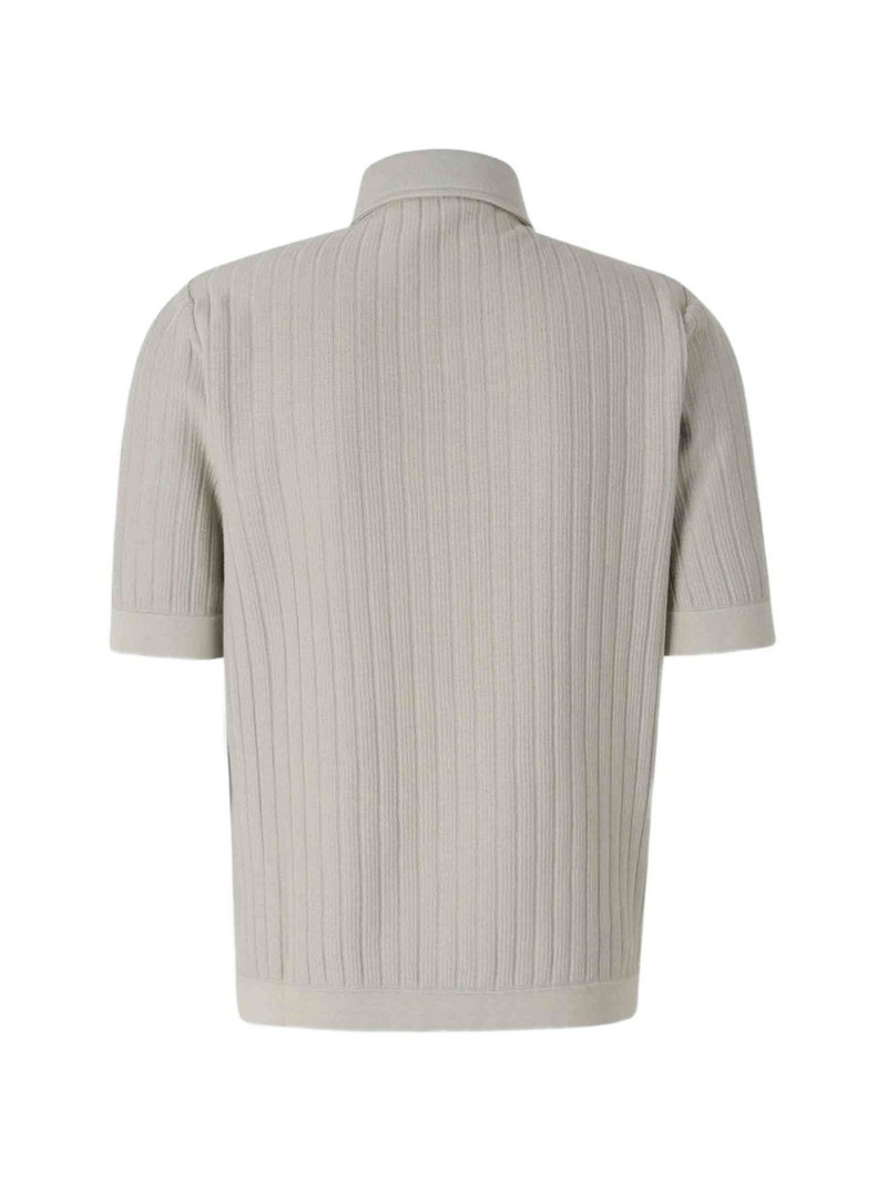 LARDINI buttoned ribbed shirt outlook