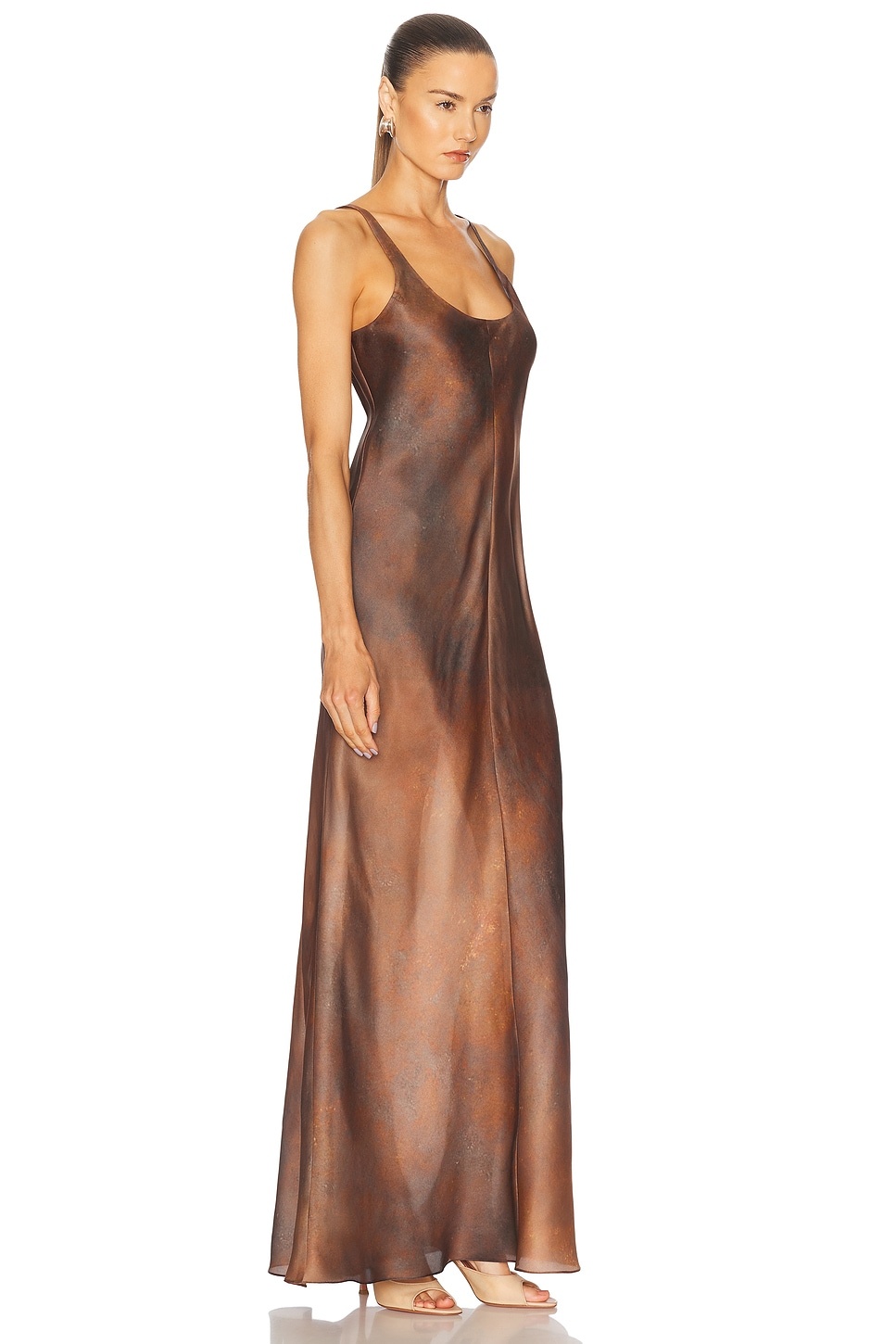 Silk Bias Slip Dress - 2