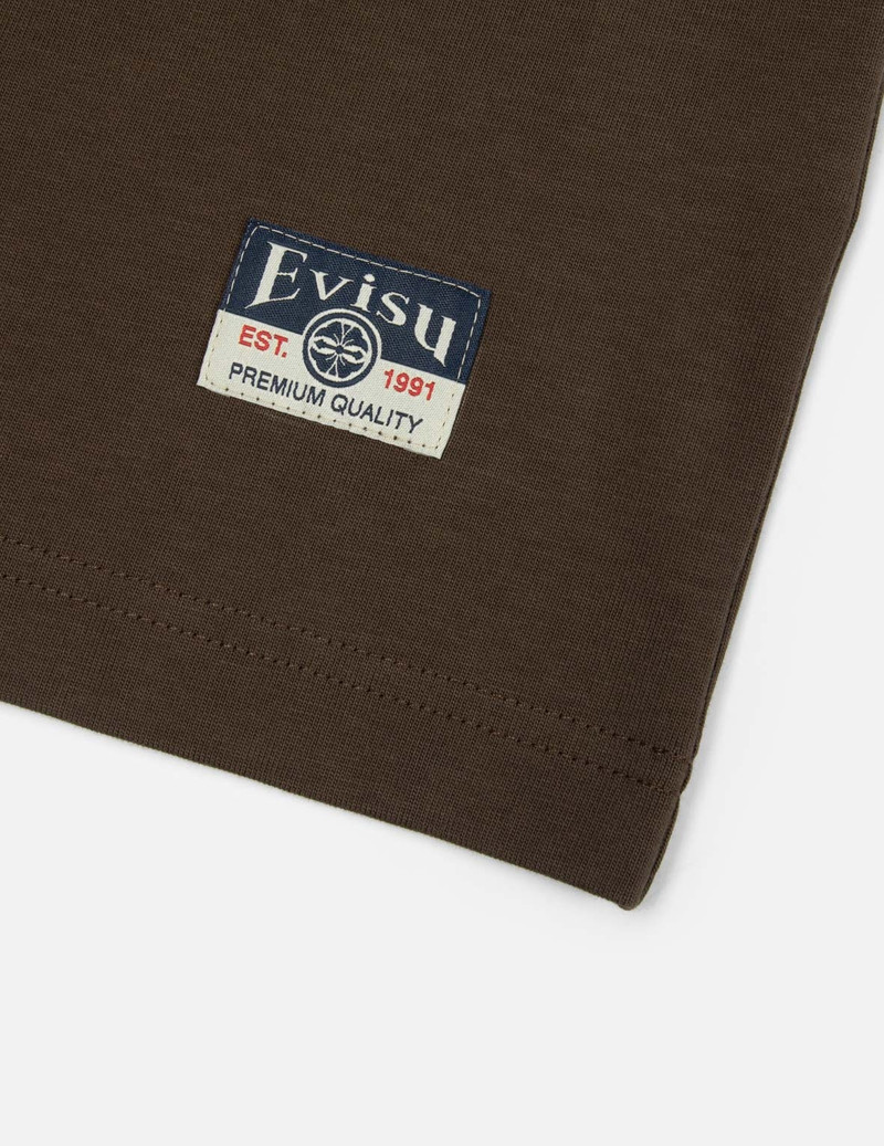 MULTI-POCKET PRINT AND SEAGULL BRUSHSTROKE DAICOCK PRINT RELAX FIT T-SHIRT 12