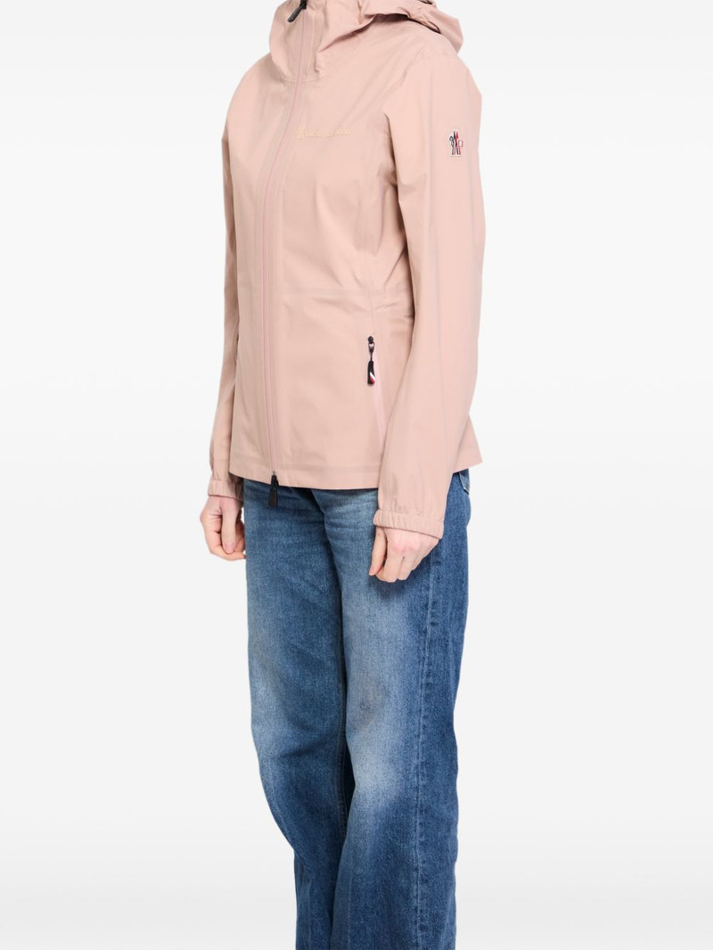 Moncler Grenoble hoodded logo-detail jacket outlook