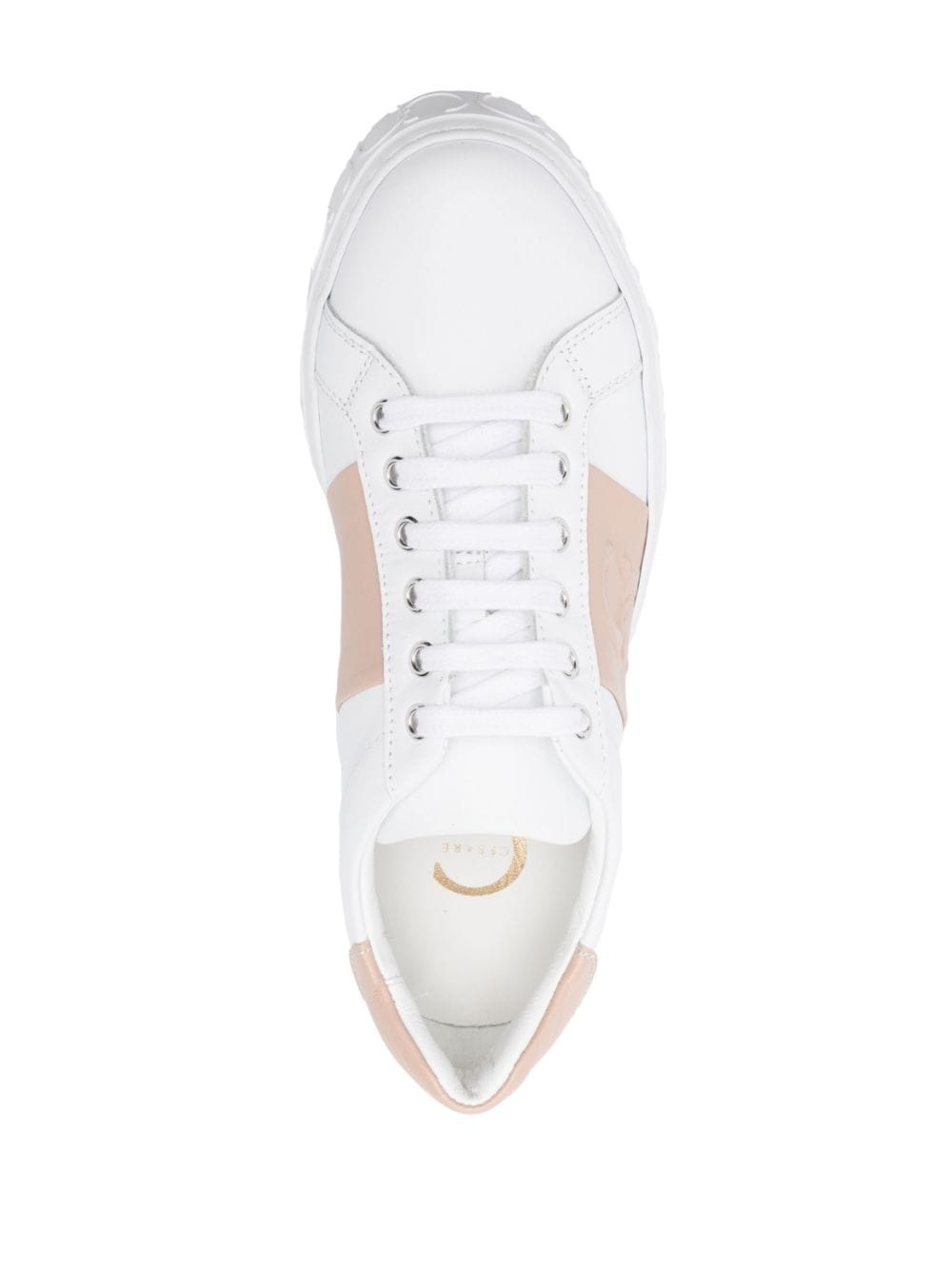 panelled-design sneakers - 4