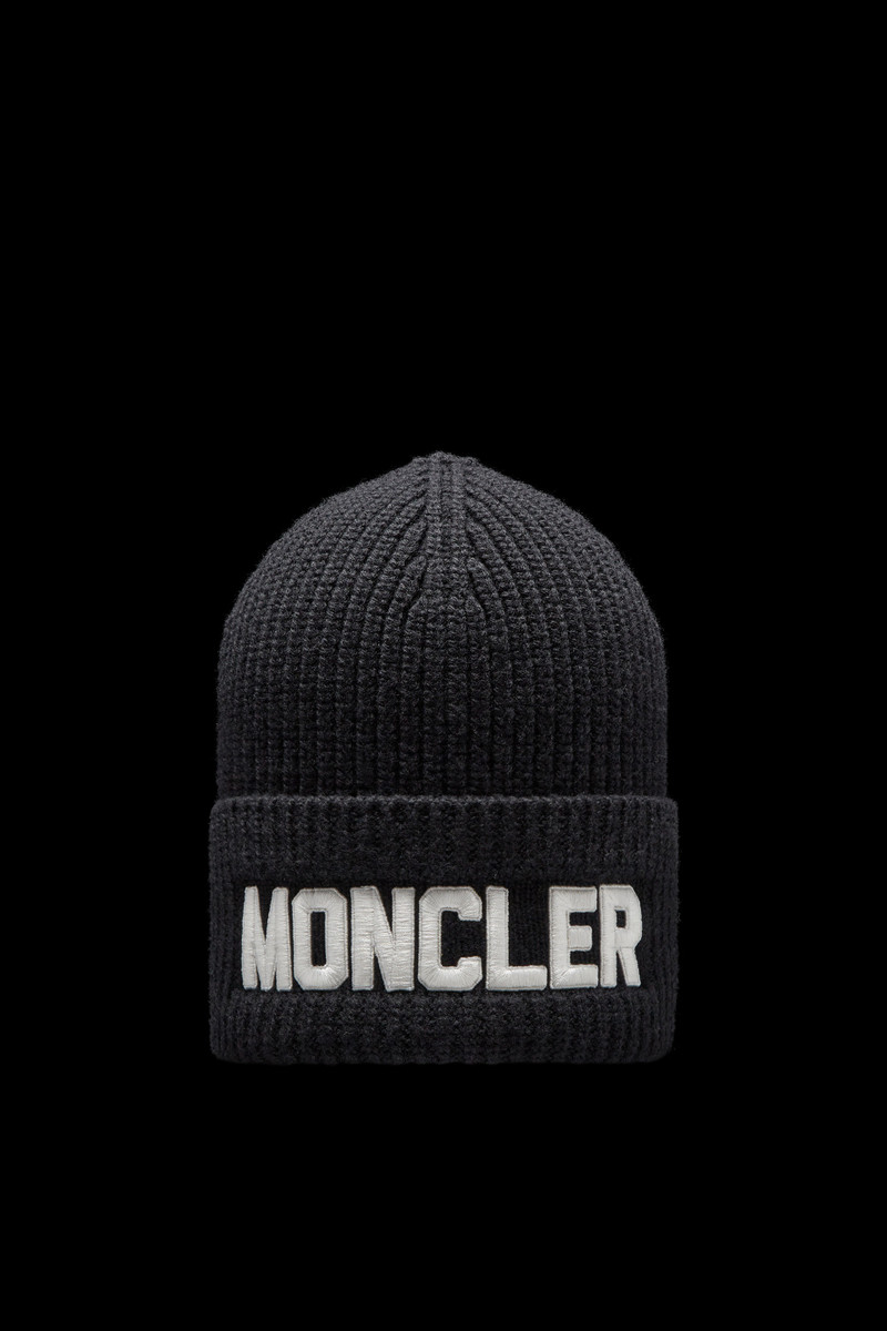 Embroidered Logo Wool Beanie 1