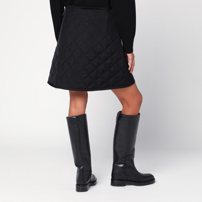 Jil Sander Black Quilted Skirt Women - 2