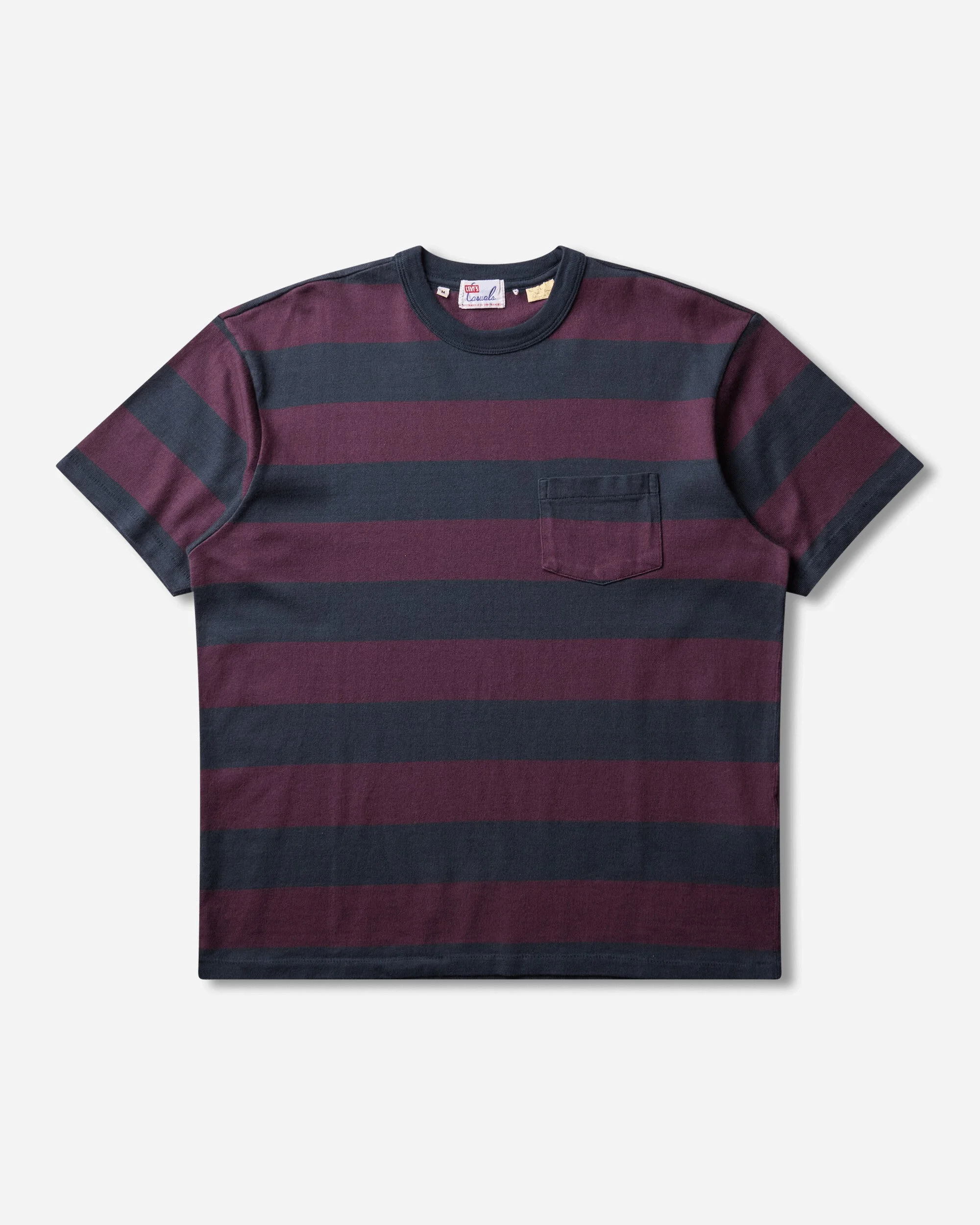 Men's 1960s Casual T-Shirt Carbon / Plum - 1