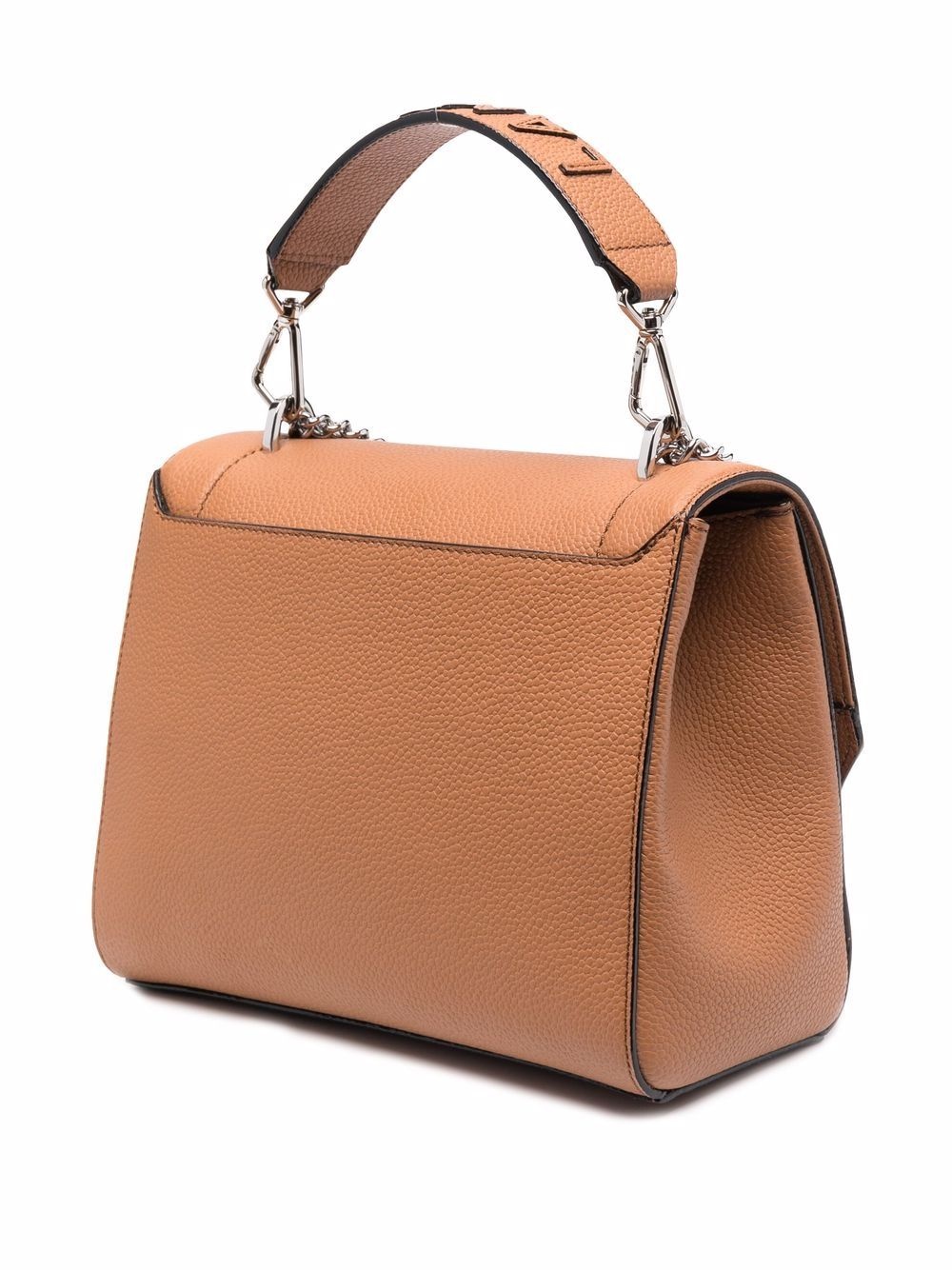 top-handle leather tote bag - 4