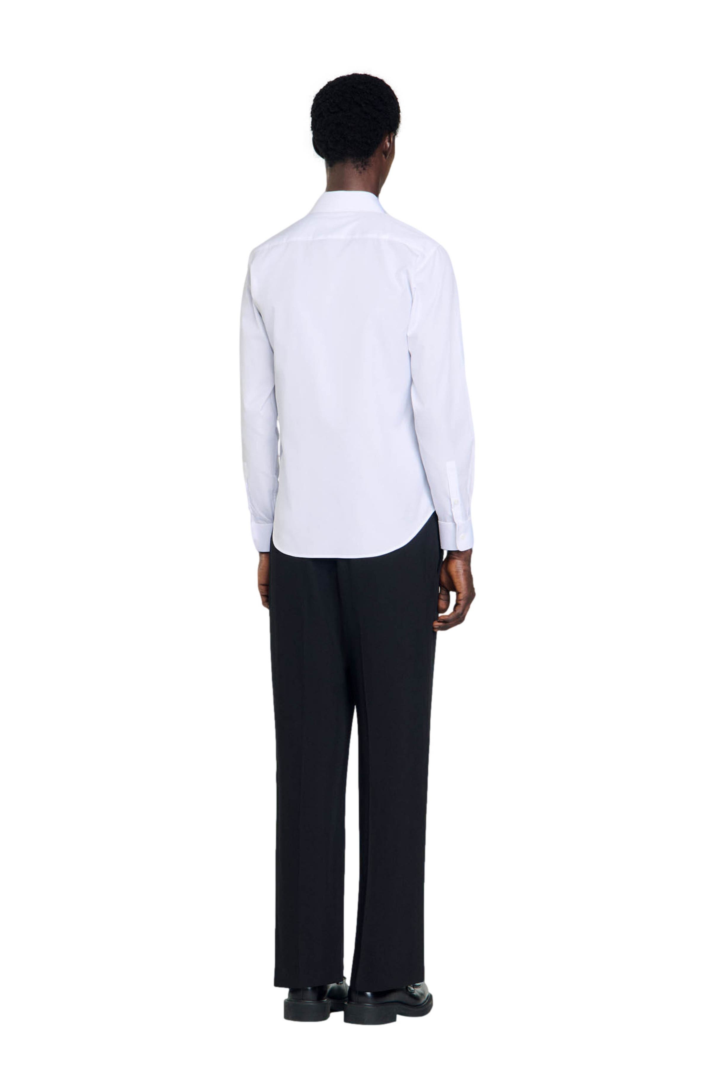 SANDRO Cotton shirt in White at Nordstrom - 2