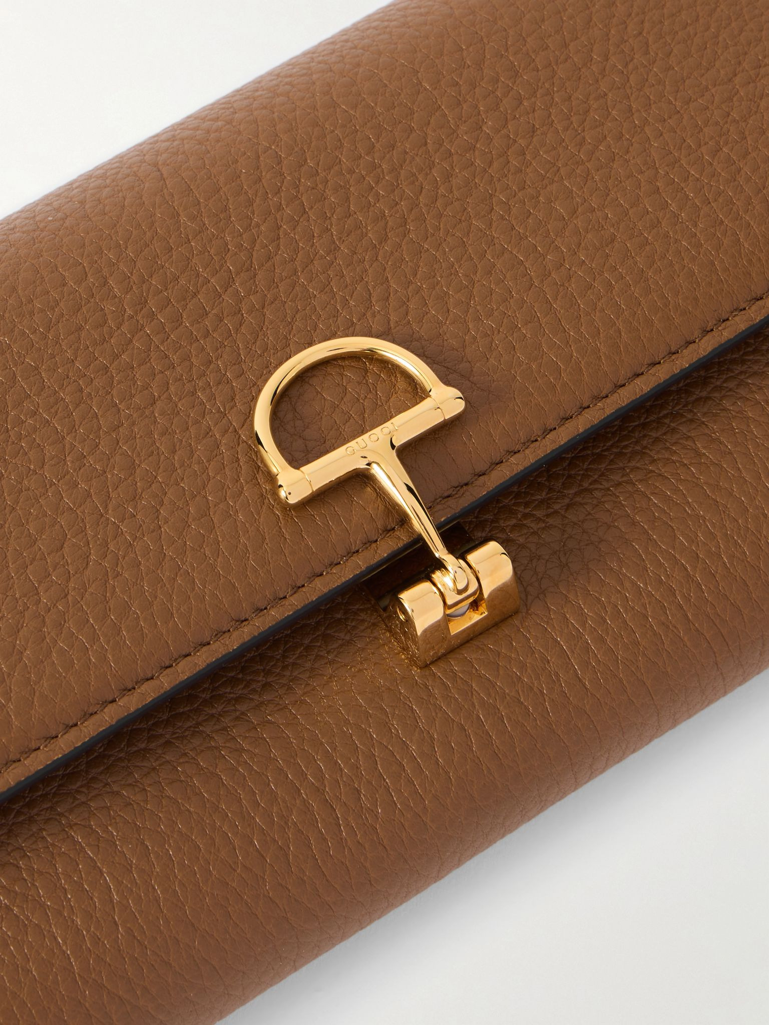 Softbit textured-leather continental wallet Brown - 4