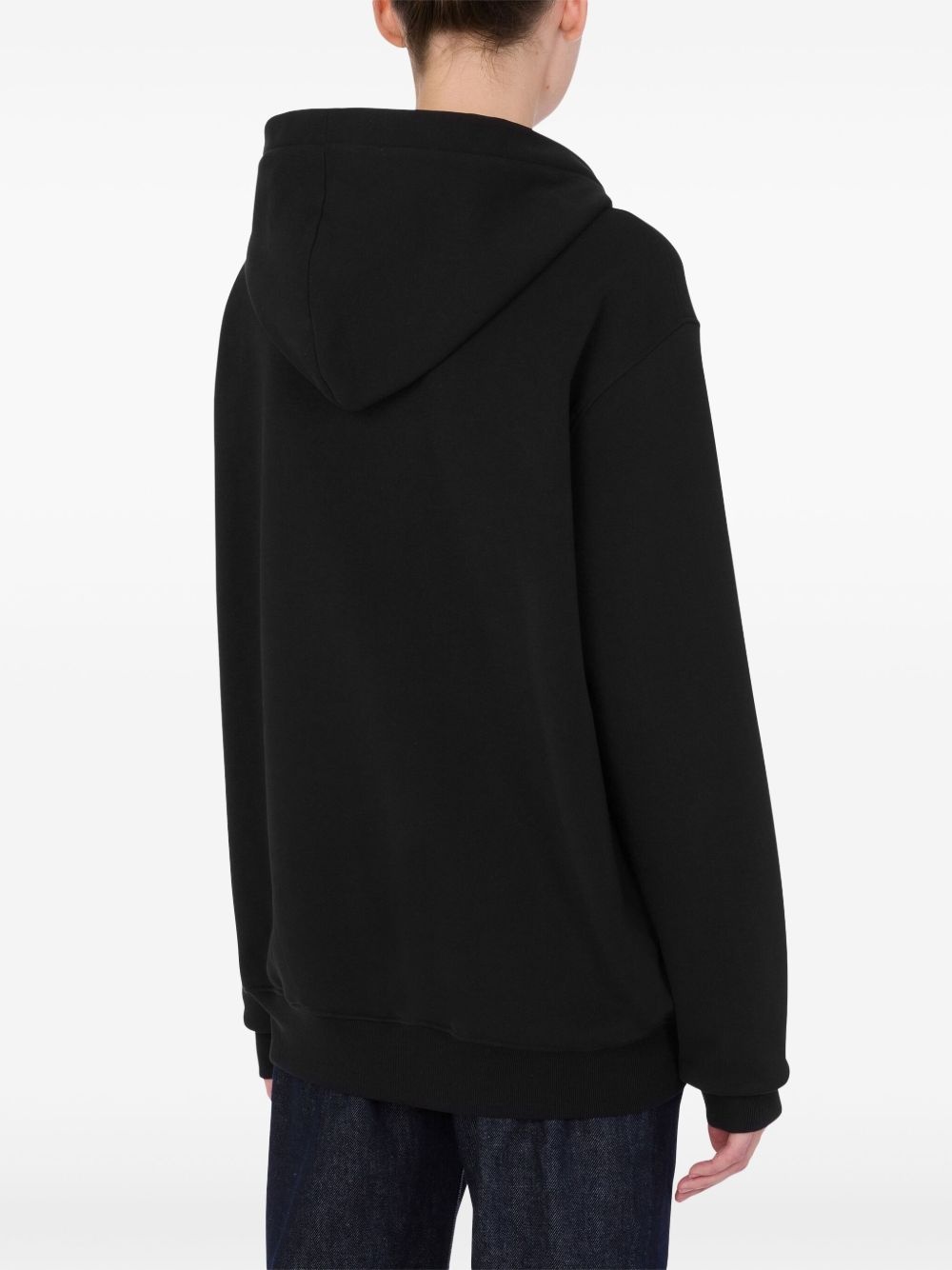 logo-print hoodie - 3