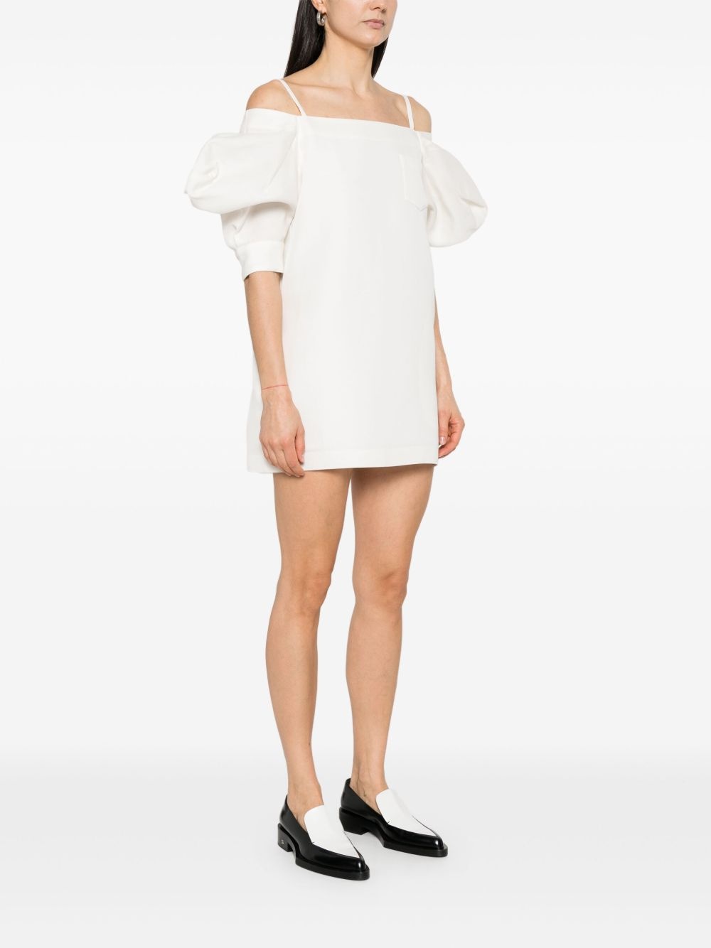 cold-shoulder mini dress - 3