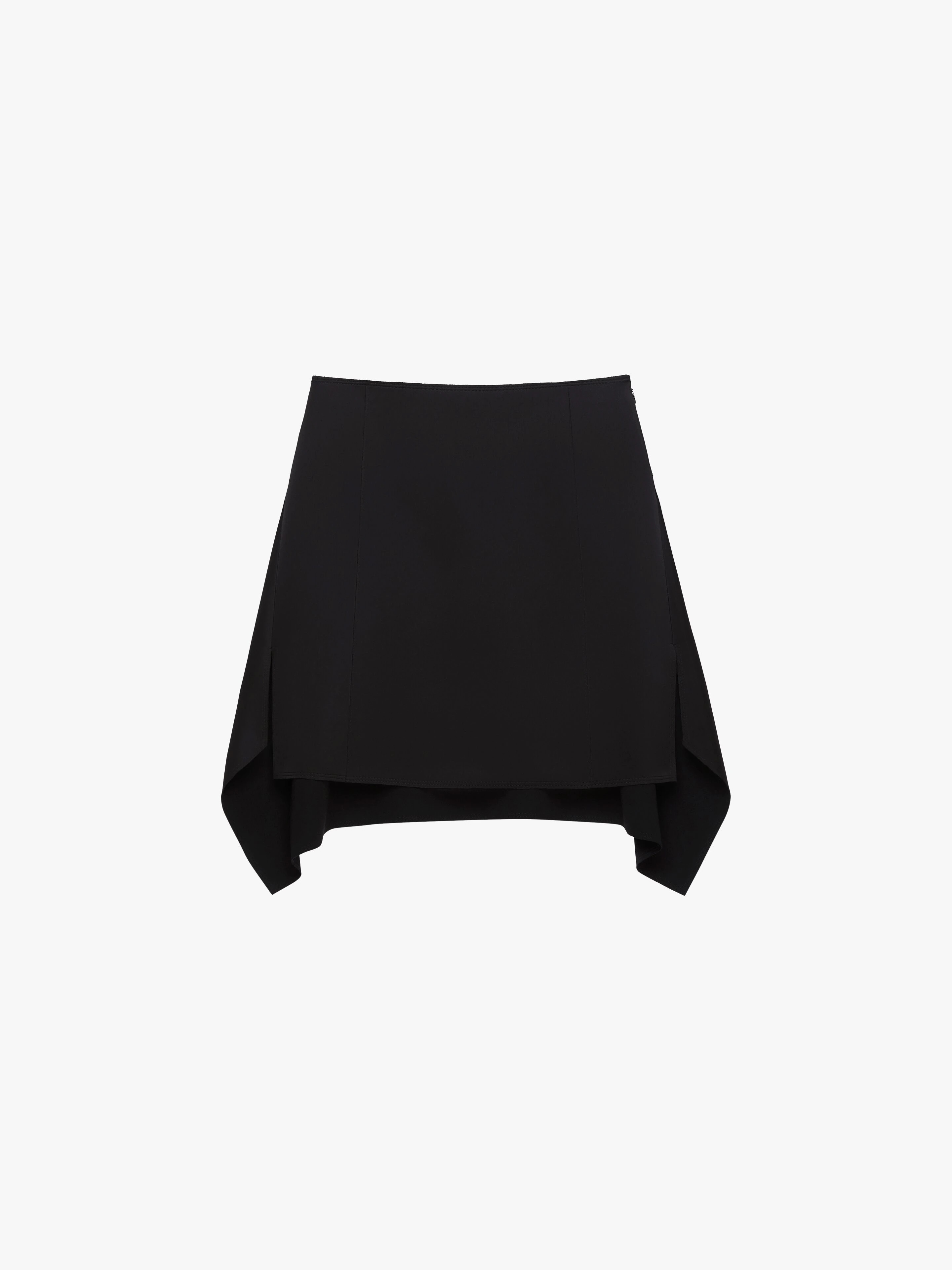 PEPLUM SKIRT IN TECHNICAL FIBRE - 1
